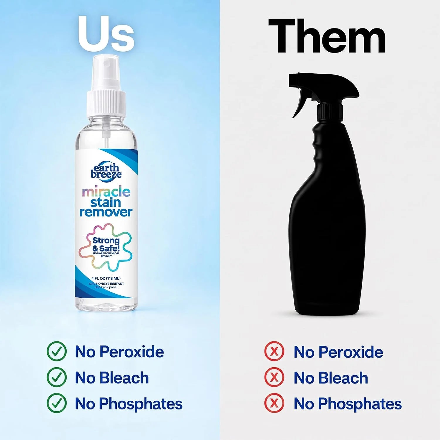 Earth Breeze Miracle Stain Remover Spray 4fl oz.