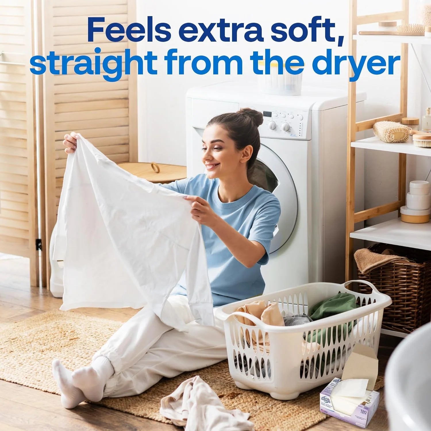 Earth Breeze Fabric Softener Dryer Sheets Lavender (2 Pack)